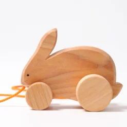Pull Along Bobbing Rabbit By Grimms -Toy Sale Store Pull Along Bobbing Rabbit by Grimms 5
