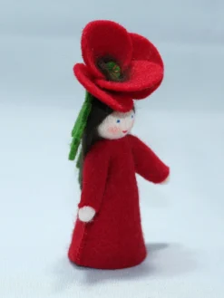 Ambrosius Red Poppy Fairy Doll -Toy Sale Store RedPoppyFairyDollLightSkinToneAmbrosiusDragonflyToys1