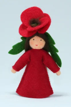 Ambrosius Red Poppy Fairy Doll -Toy Sale Store RedPoppyFairyDollLightSkinToneAmbrosiusDragonflyToys11