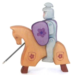Blue Knight With Red Horse Set - Ostheimer - Ostheimer