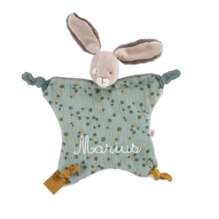 Moulin Roty Trois Petits Lapins-Sage Rabbit Comforter