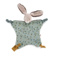 Moulin Roty Trois Petits Lapins-Sage Rabbit Comforter -Toy Sale Store SageRabbitcomforterMoulinRoty DragonflyToys4