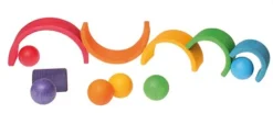 Six Colour Balls By Grimms Rainbow -Toy Sale Store Six Wooden Balls Grimms 1