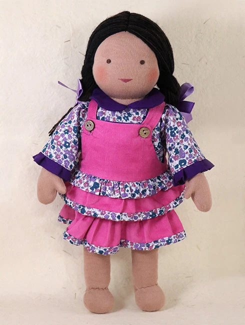 Steiner Girl Doll - Straight Black Hair Large 2 Steiner Girl Doll - Straight Black Hair Large - Image 2