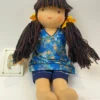 Small Steiner Doll- Dark Brown Hair With Fringe