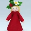 Ambrosius Strawberry Flower Fairy Doll