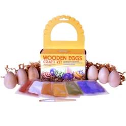 Wooden Eggs Craft Kit