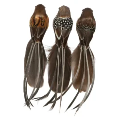 Christmas Tree Decorations - Woodland Clip On Bird Brown -Toy Sale Store WoodlandClipOnBirdDragonflyToys1