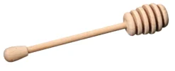 Academy European Beechwood Natural Wood Honey Dipper
