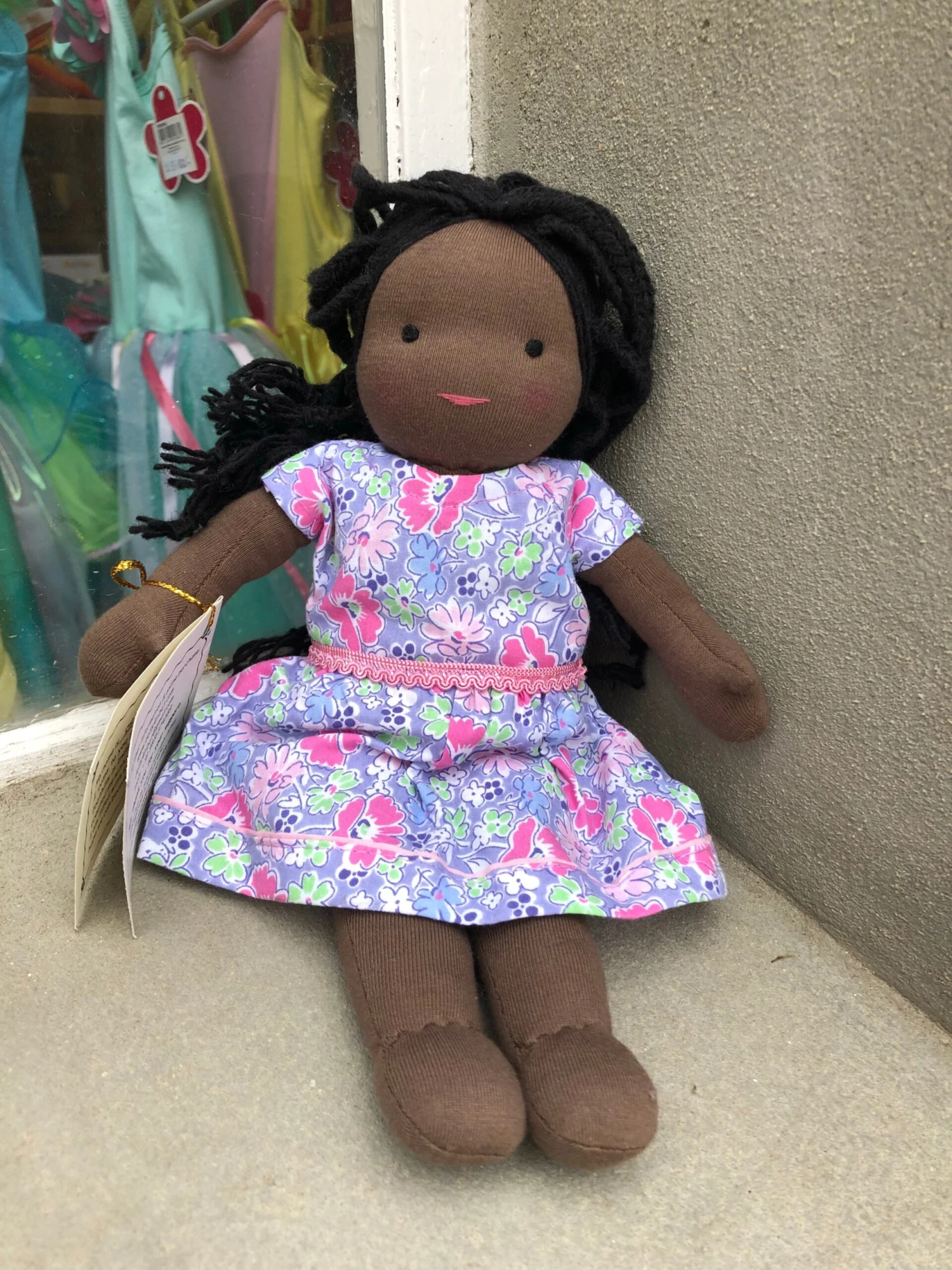 Large Steiner Doll- Afro Girl 1 Large Steiner Doll- Afro Girl