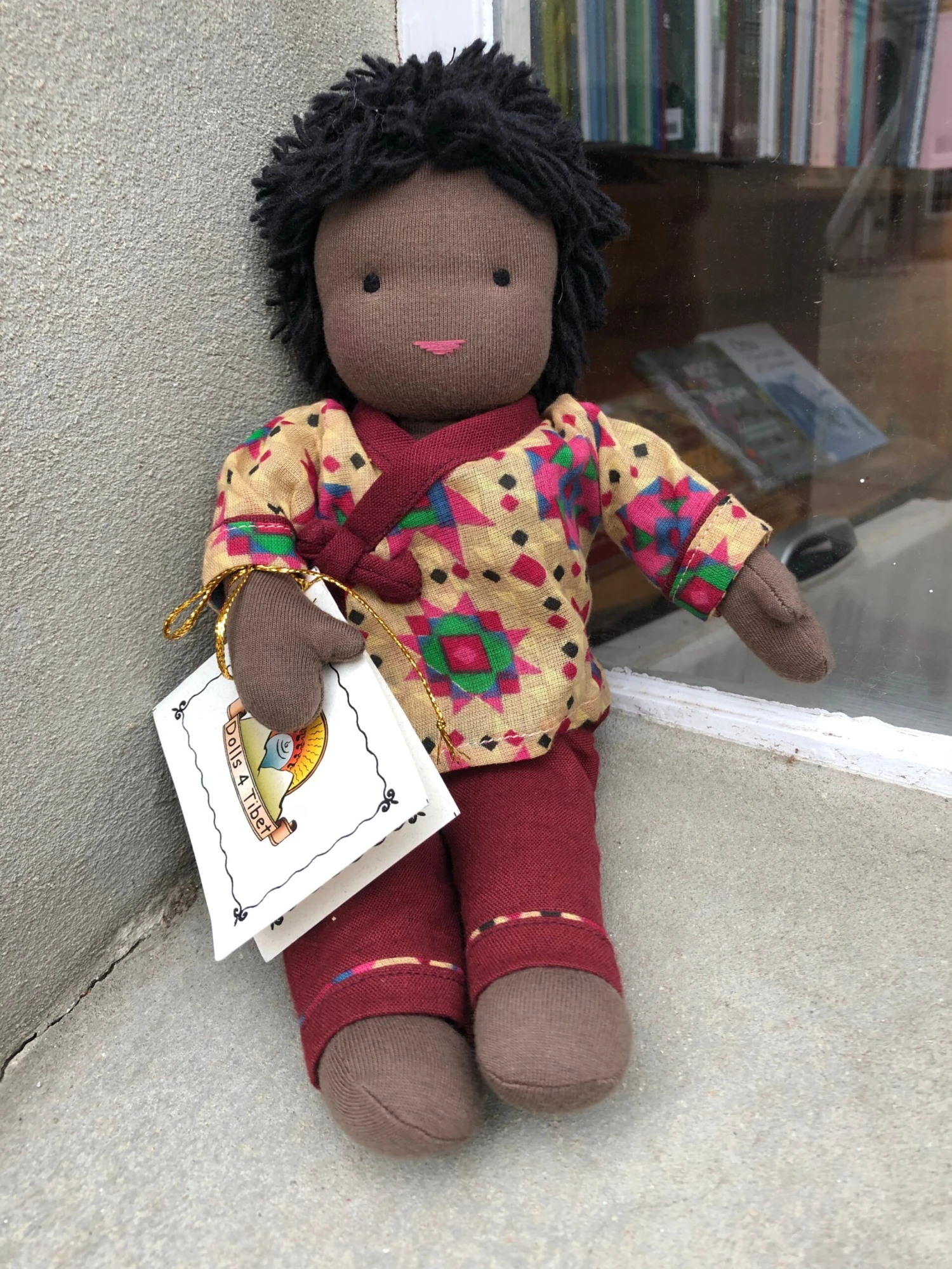 Large Steiner Doll- Afro Boy 1 Large Steiner Doll- Afro Boy