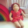 Small Steiner Doll- Girl With Brown Hair - Hannah