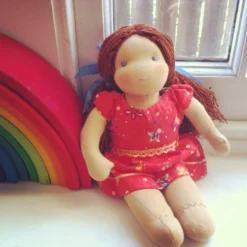 Small Steiner Doll- Girl With Brown Hair - Hannah