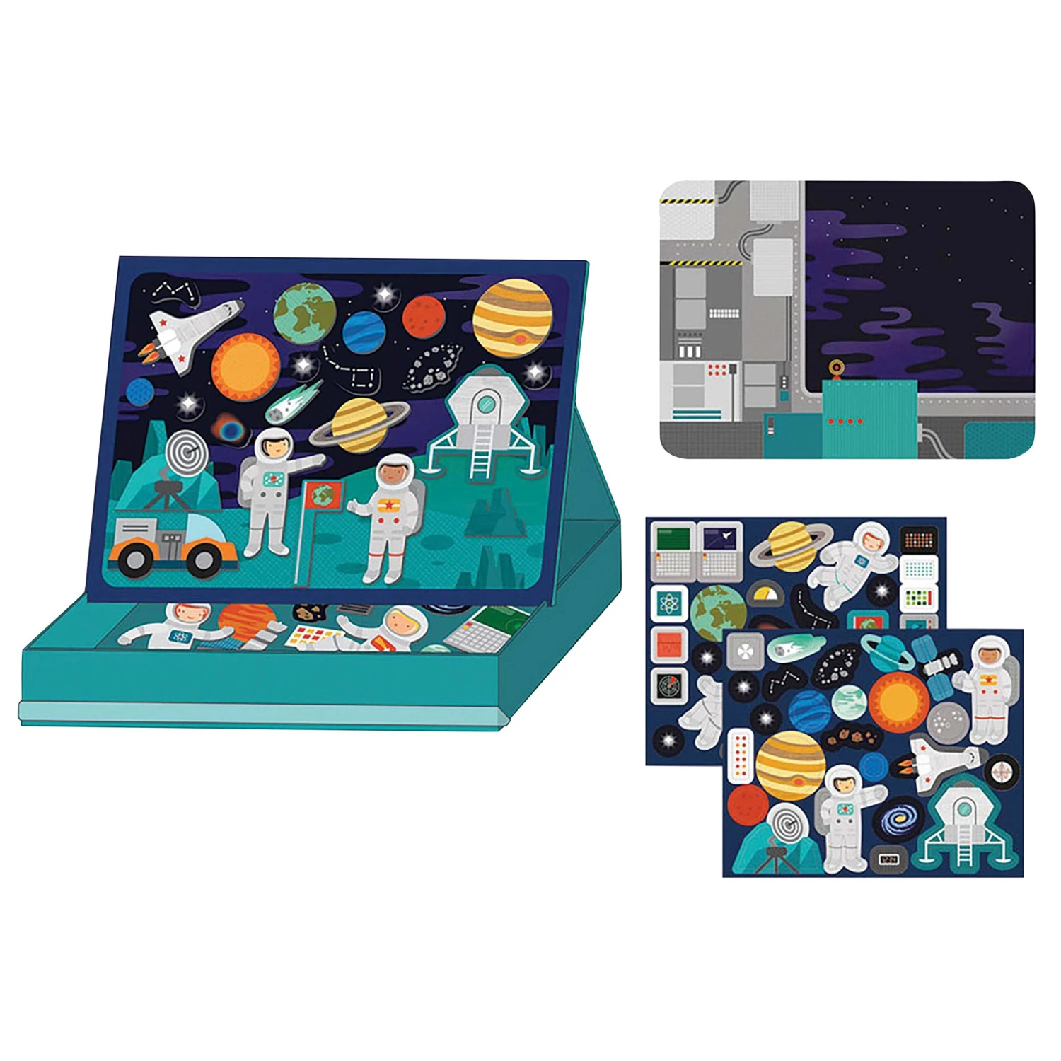 Magnetic Play Scene Outer Space By Petit Collage 3 Magnetic Play Scene Outer Space By Petit Collage - Image 3