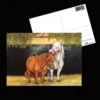 Postcard - The Stable - Artist - Margareta Nordqvist