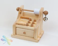 Wooden Cash Register By Drei Blatter